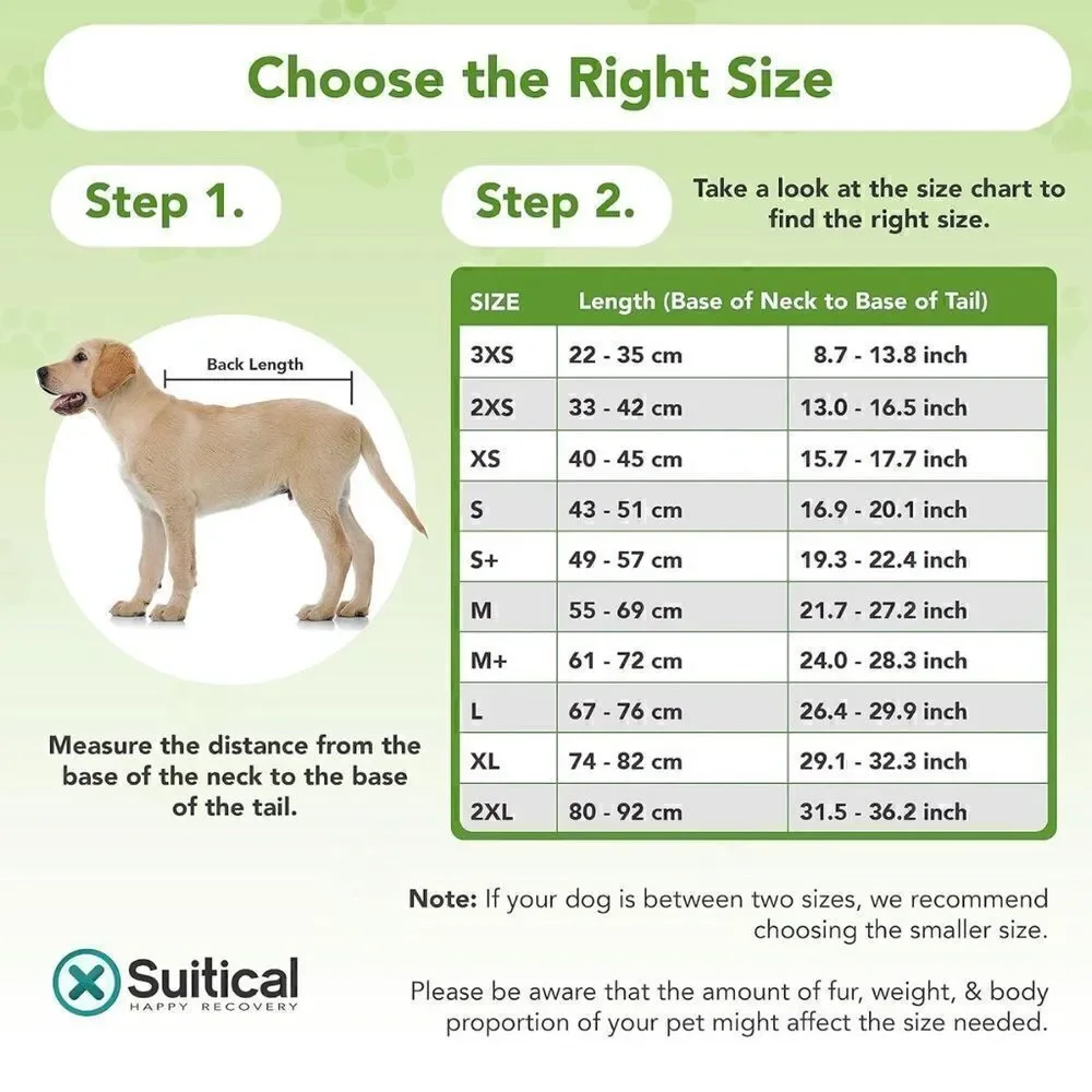 Suitical Dog Surgery Recovery Suit with Clip-Up System - pink camo